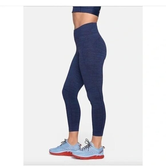 Outdoor Voices Pants - Outdoor Voices Blue Full Length Tech Sweat Flex Leggings Size S